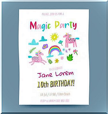 5 ideas for making your child's birthday invitation