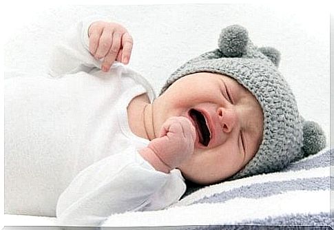 If the baby cries persistently, it may be colic