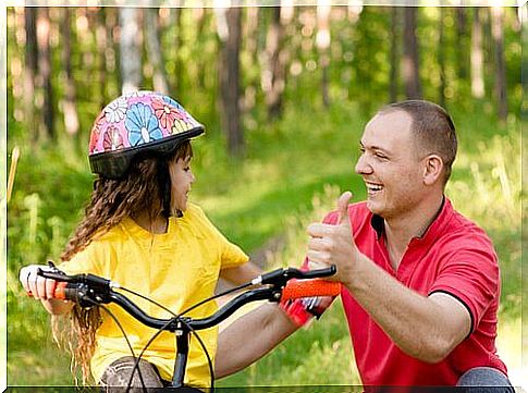 Learning to ride a bicycle is a classic form of kinesthetic learning.